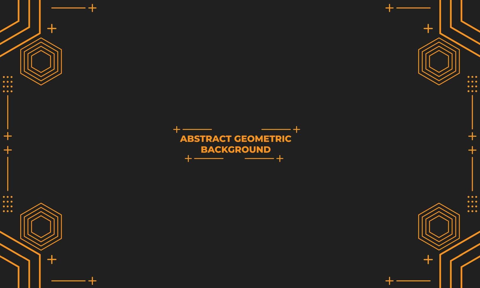 abstract hexagonal geometric background vector