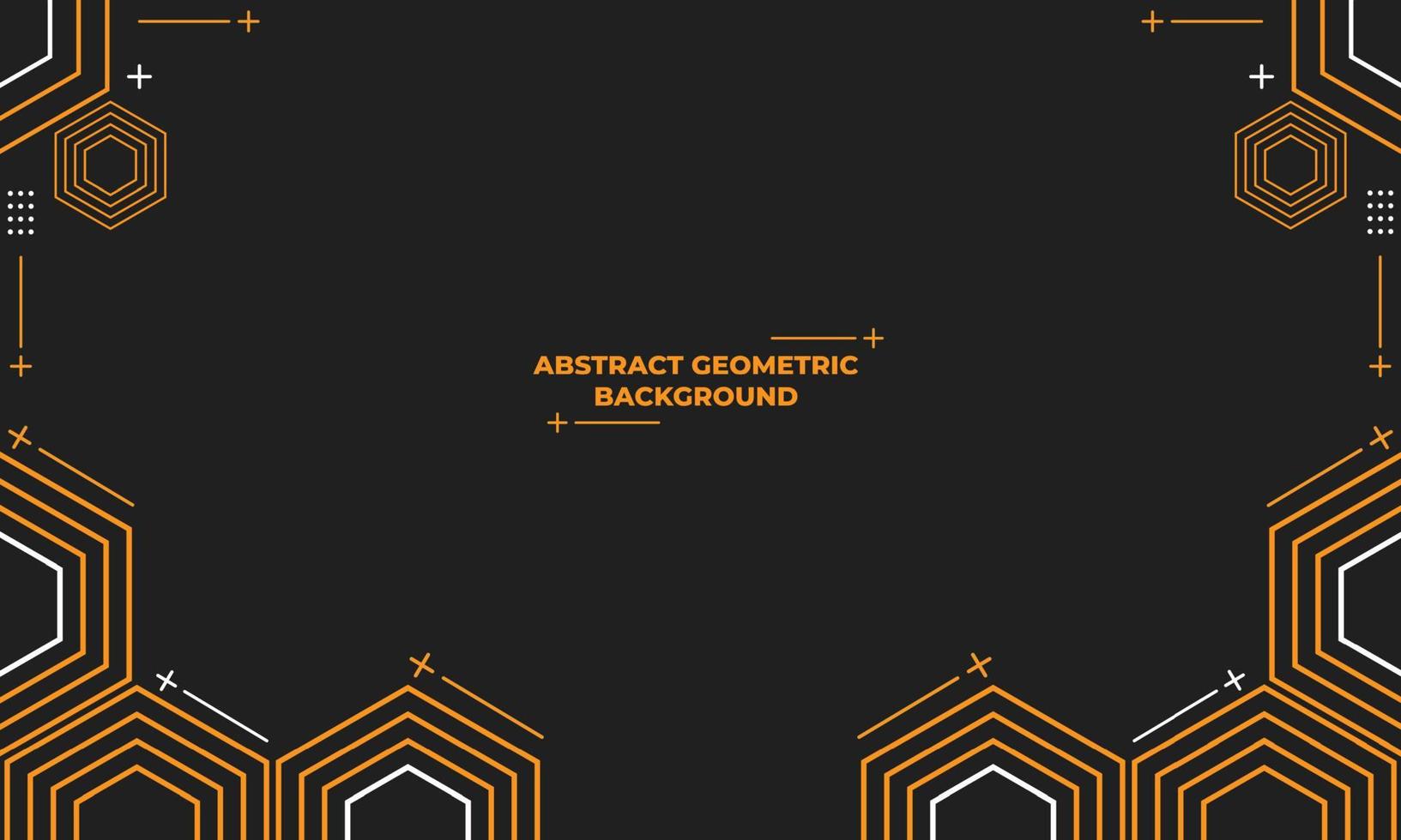 abstract hexagonal geometric background vector