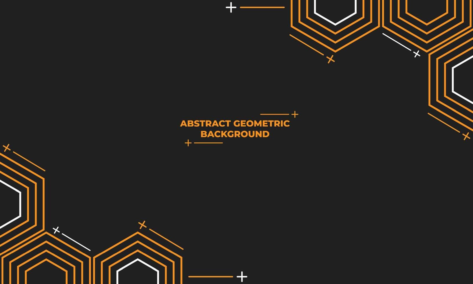 abstract hexagonal geometric background vector