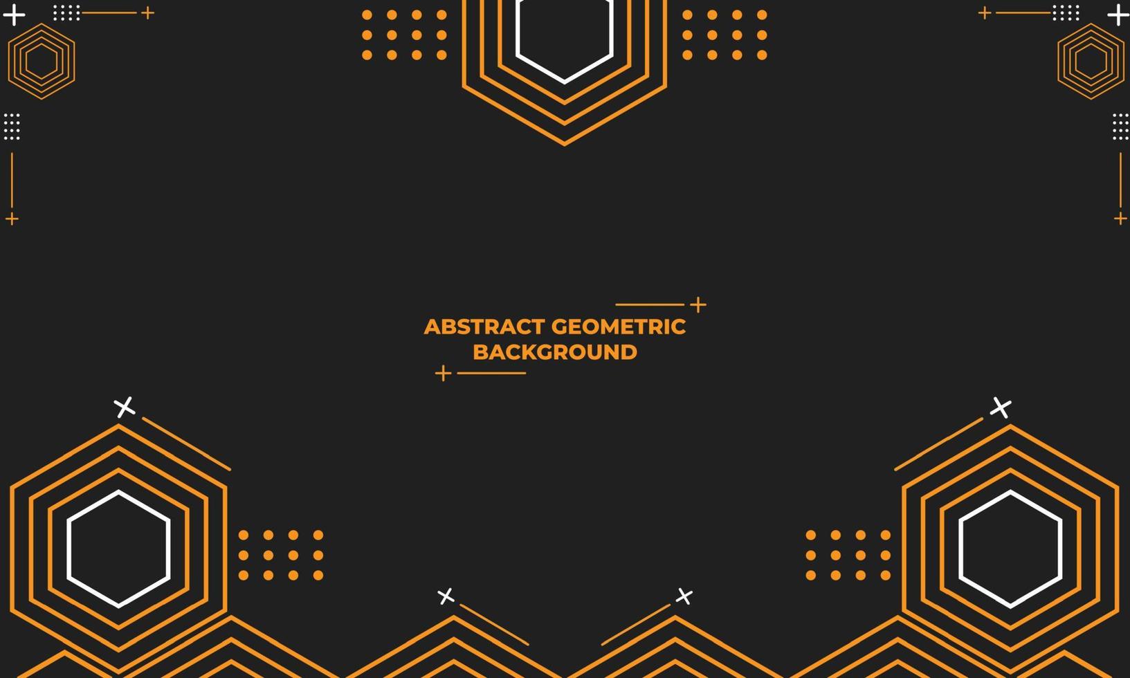 abstract hexagonal geometric background vector