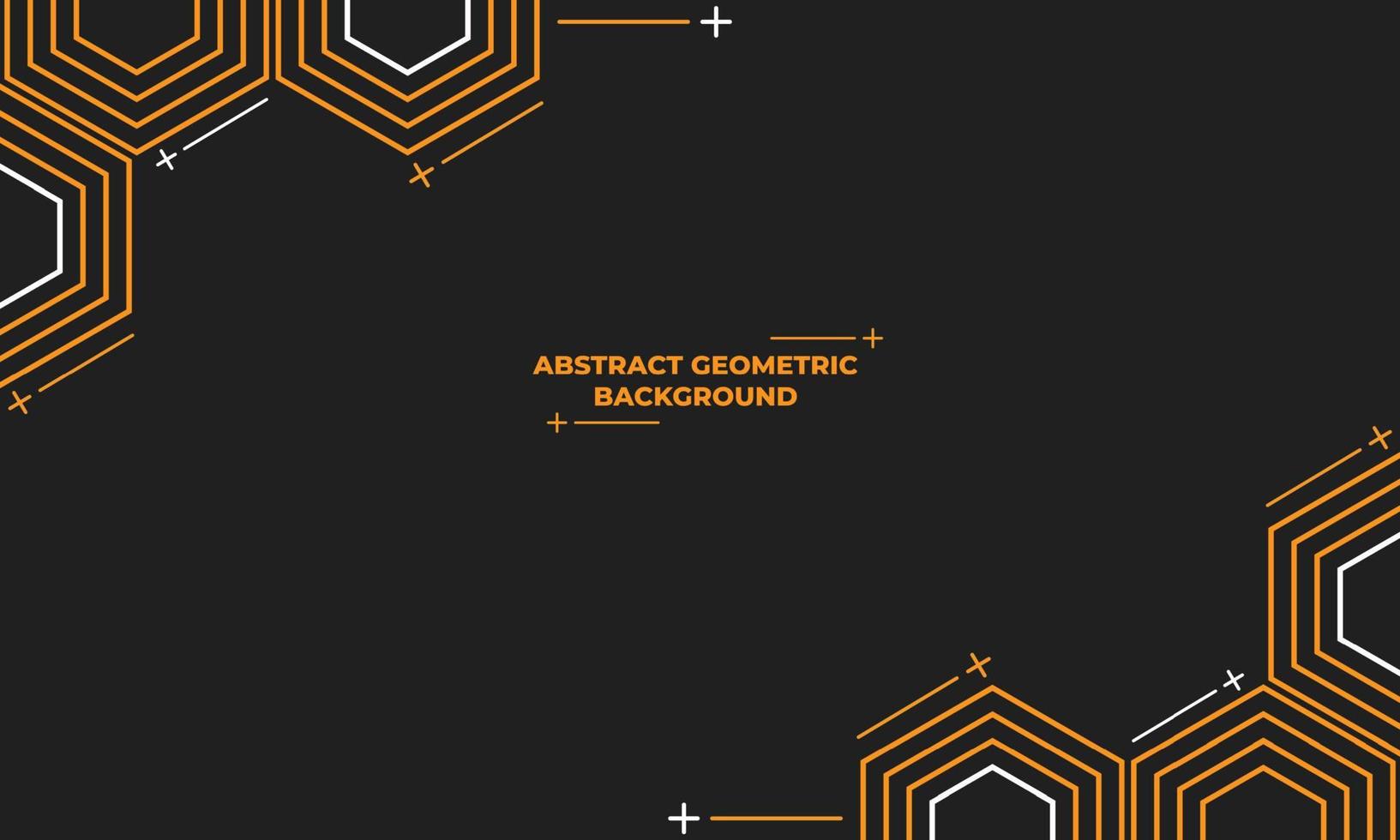 abstract hexagonal geometric background vector