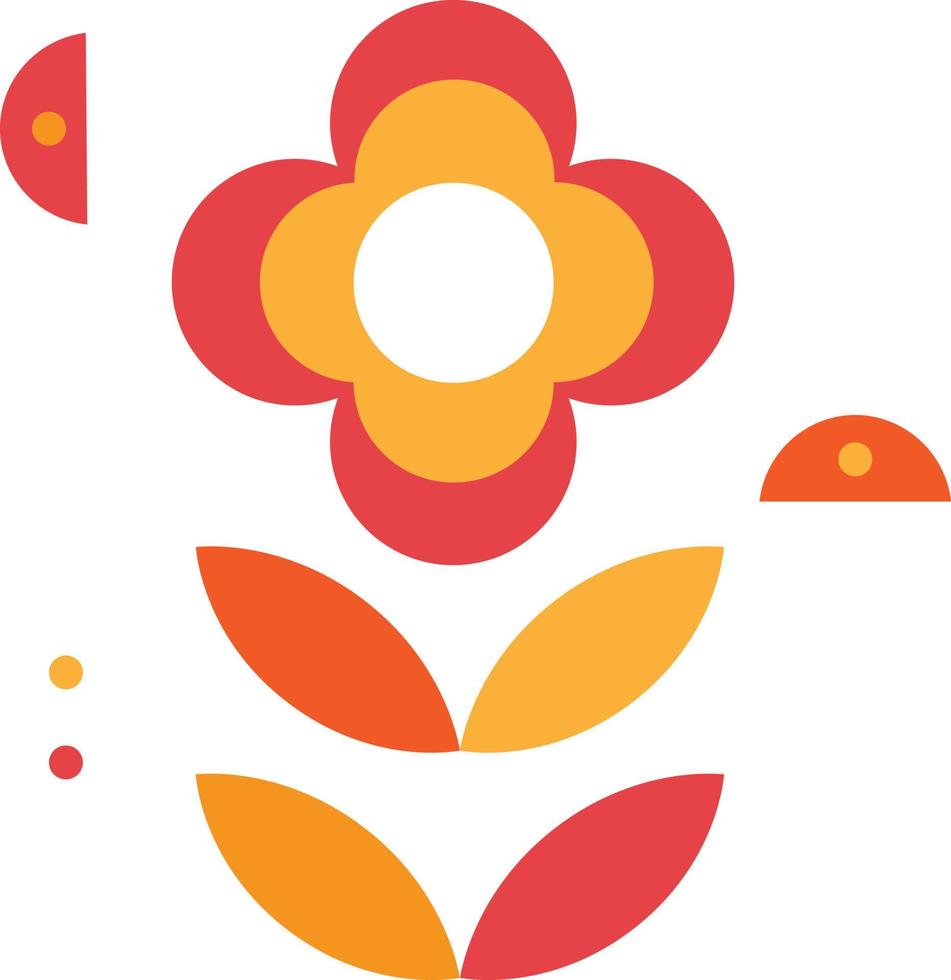 Vector series flowers, vectors of vintage flowers. Good for icons.