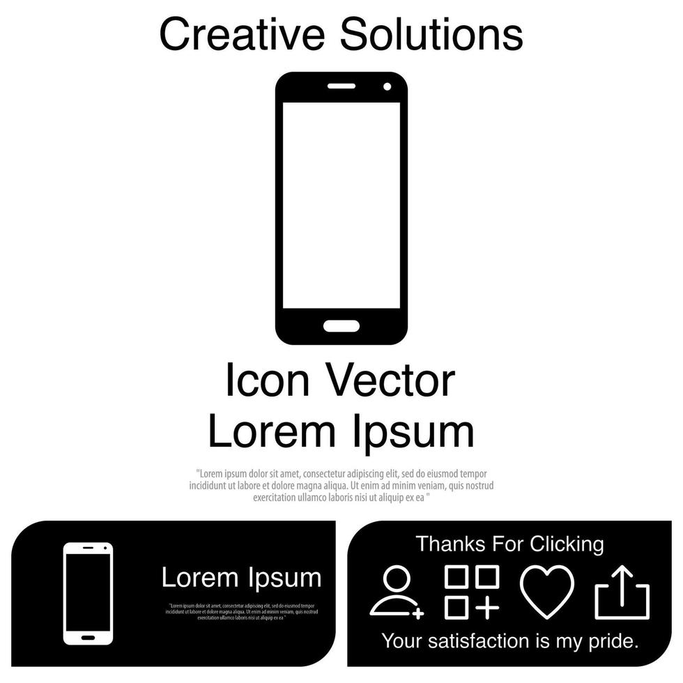 Cellphone Icon Vector EPS 10