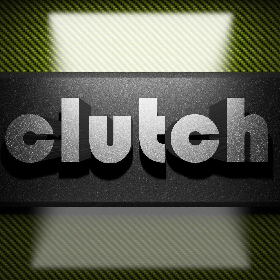 clutch word of iron on carbon 6385199 Stock Photo at Vecteezy