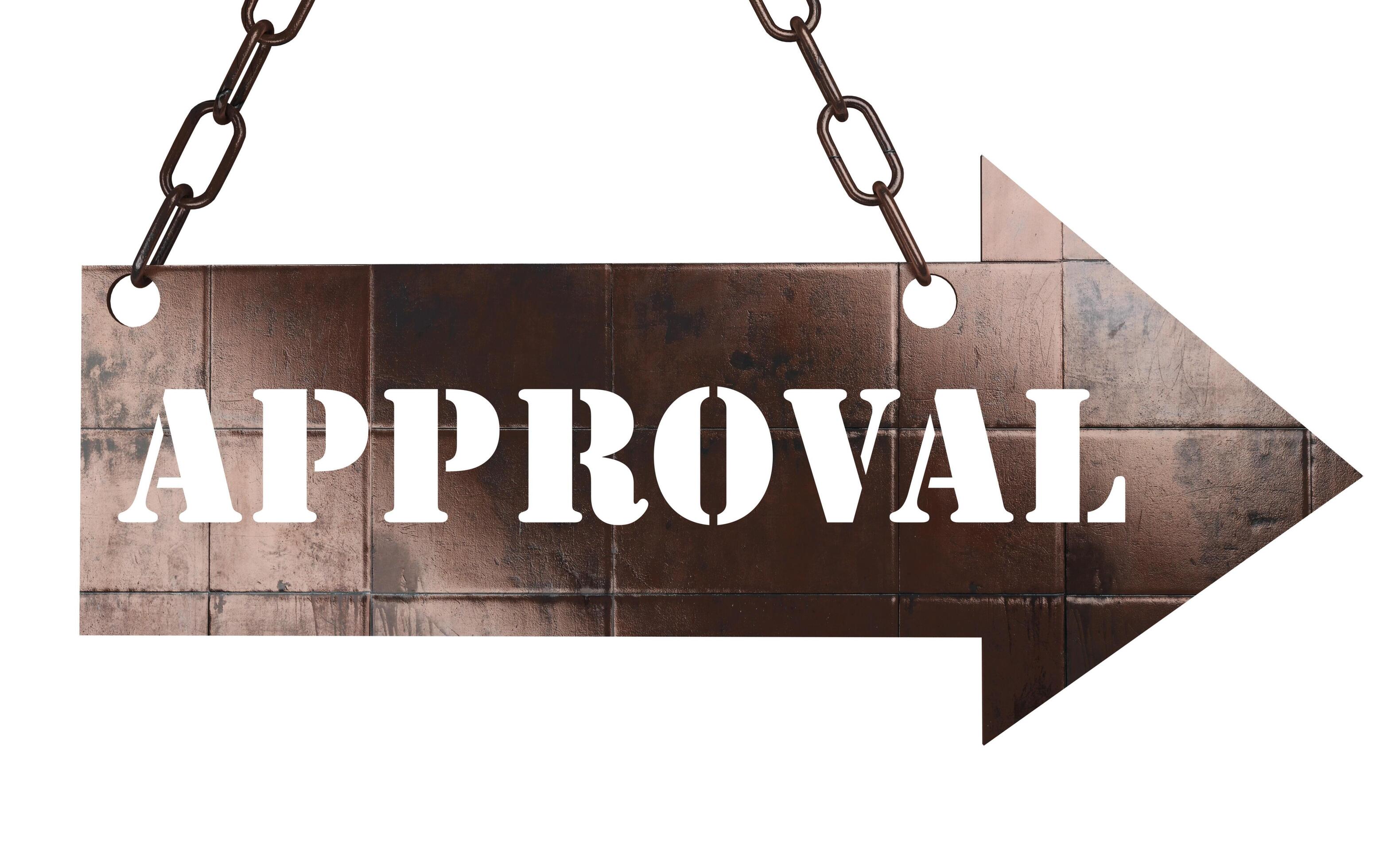 approval word on metal pointer 6386868 Stock Photo at Vecteezy