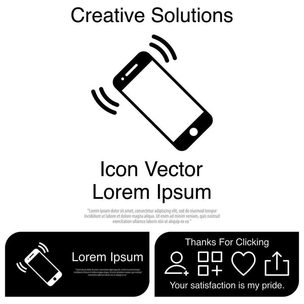Cellphone Icon Vector EPS 10