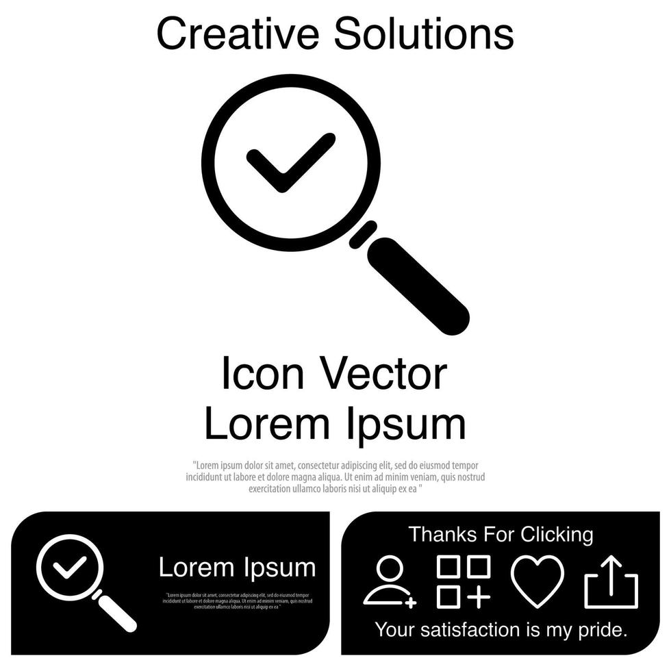 Magnifying Glass Icon Vector EPS 10