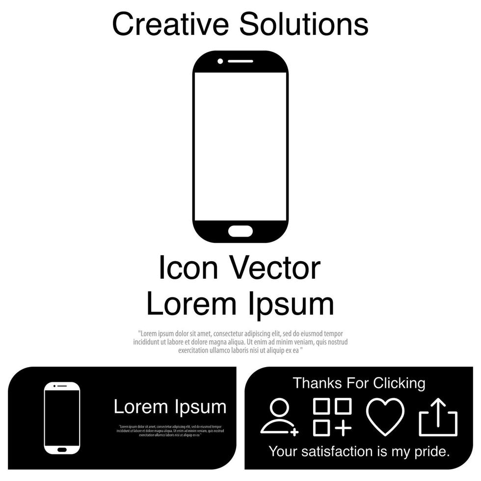 Cellphone Icon Vector EPS 10