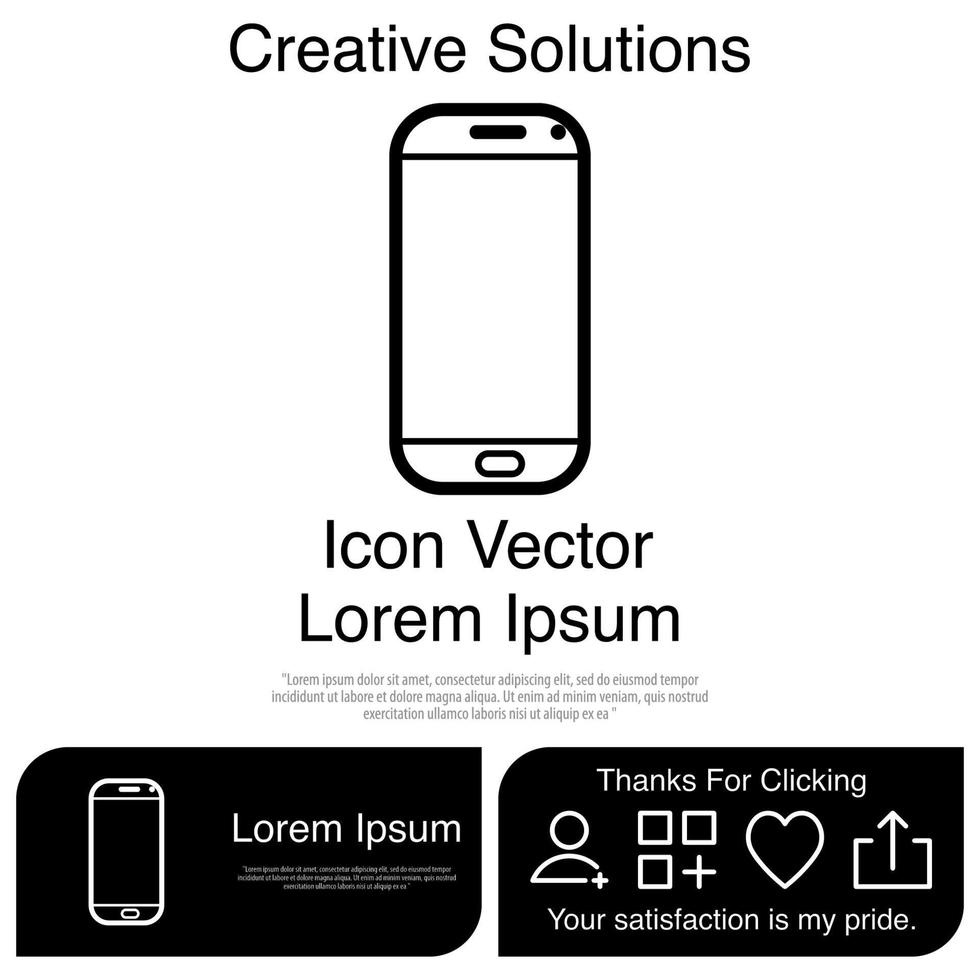 Cellphone Icon Vector EPS 10
