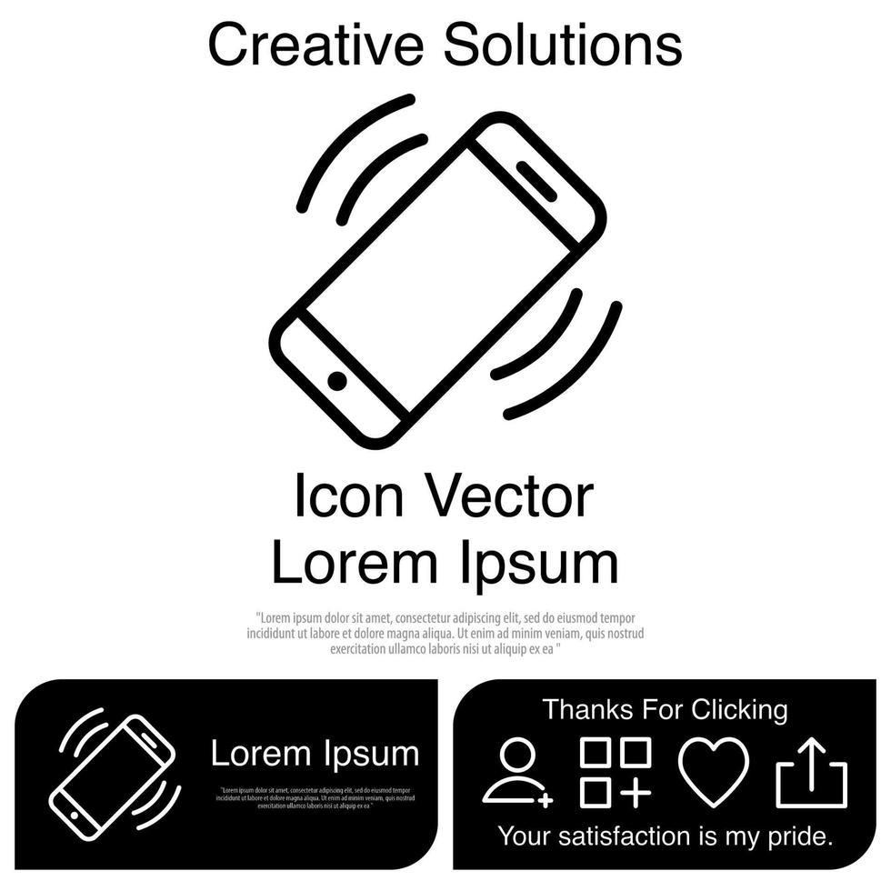 Cellphone Icon Vector EPS 10