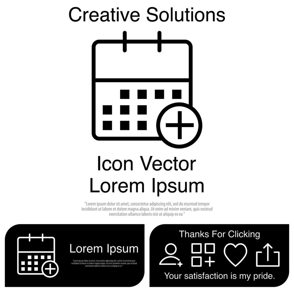 Calendar Icon Vector EPS 10