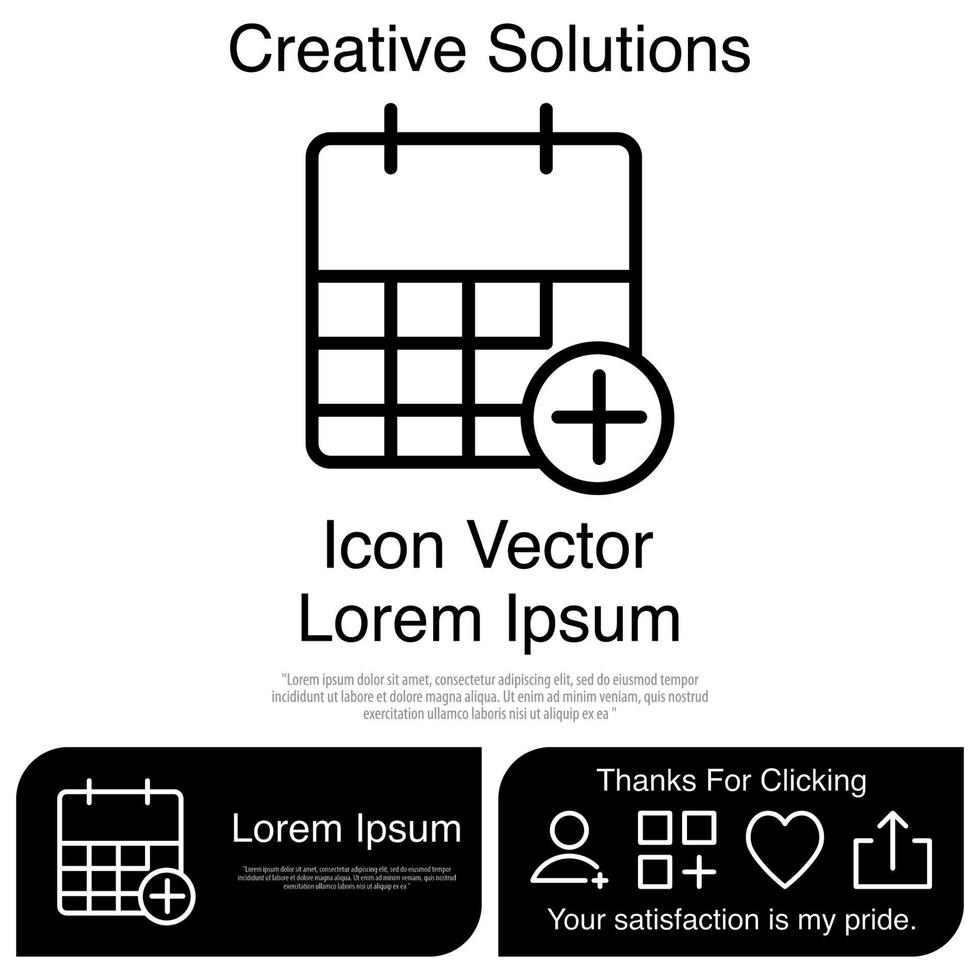 icono de calendario vectorial eps 10 vector