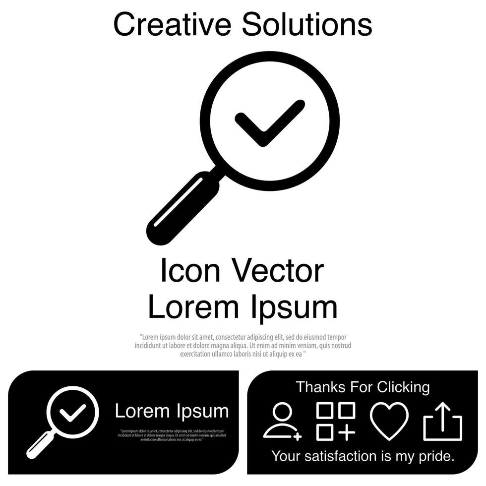 icono de lupa eps vectoriales 10 vector