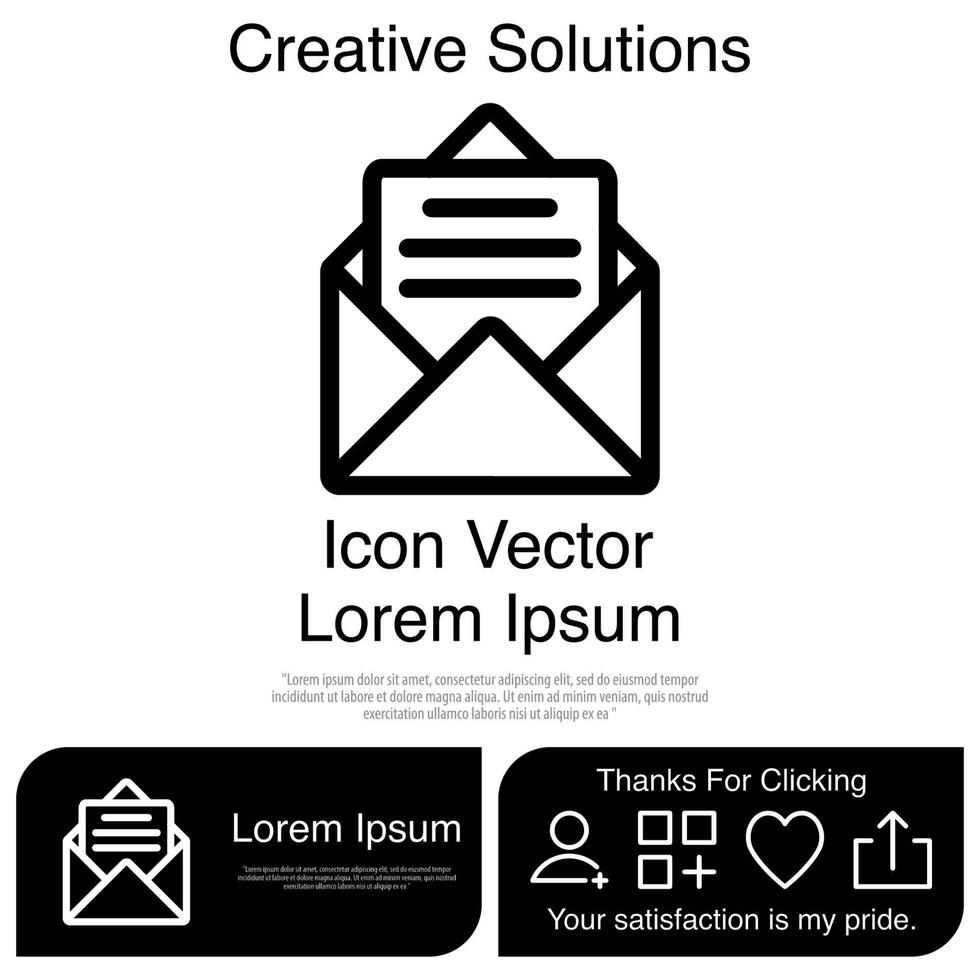 Envelope Icon Vector EPS 10