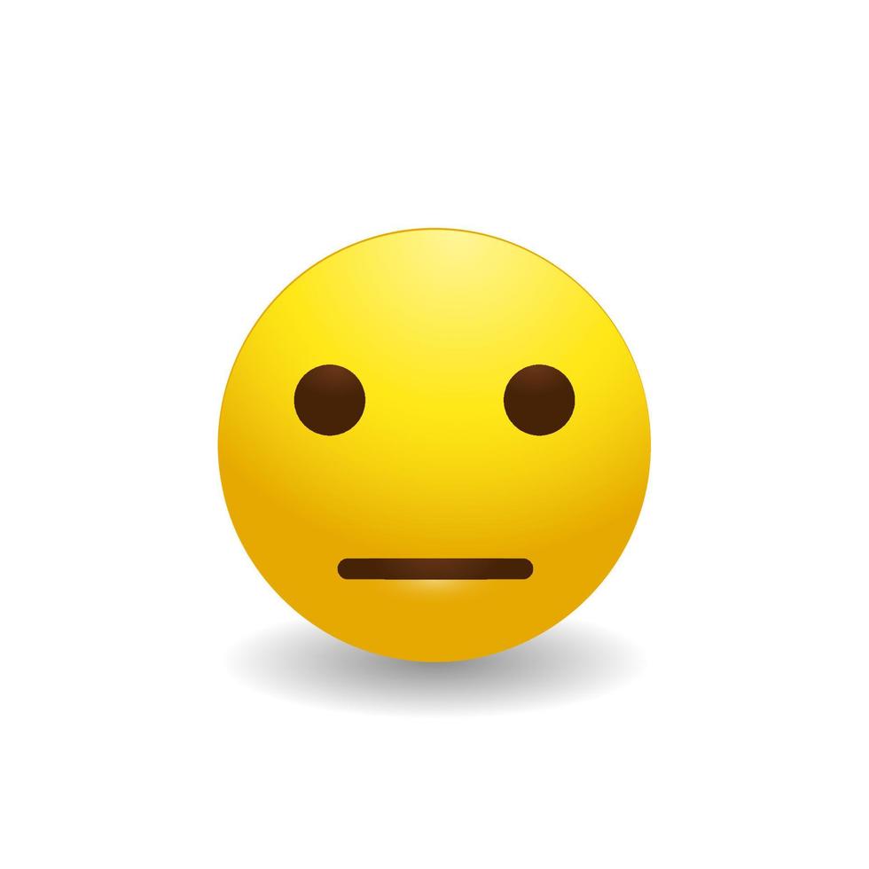 Emotional Emoji Cartoon Face vector
