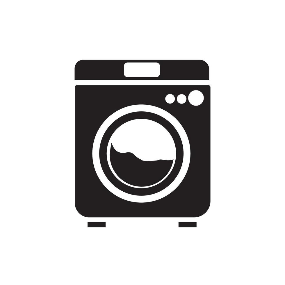 washing machine icon vector. electric appliances icon line style vector