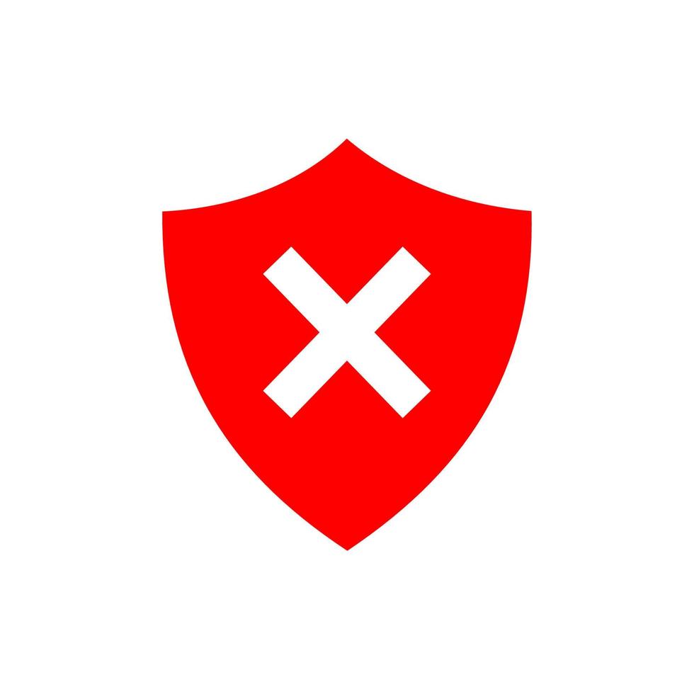 Set of security shield icons, security shields logotypes with check mark and padlock. Security shield symbols. Vector illustration.
