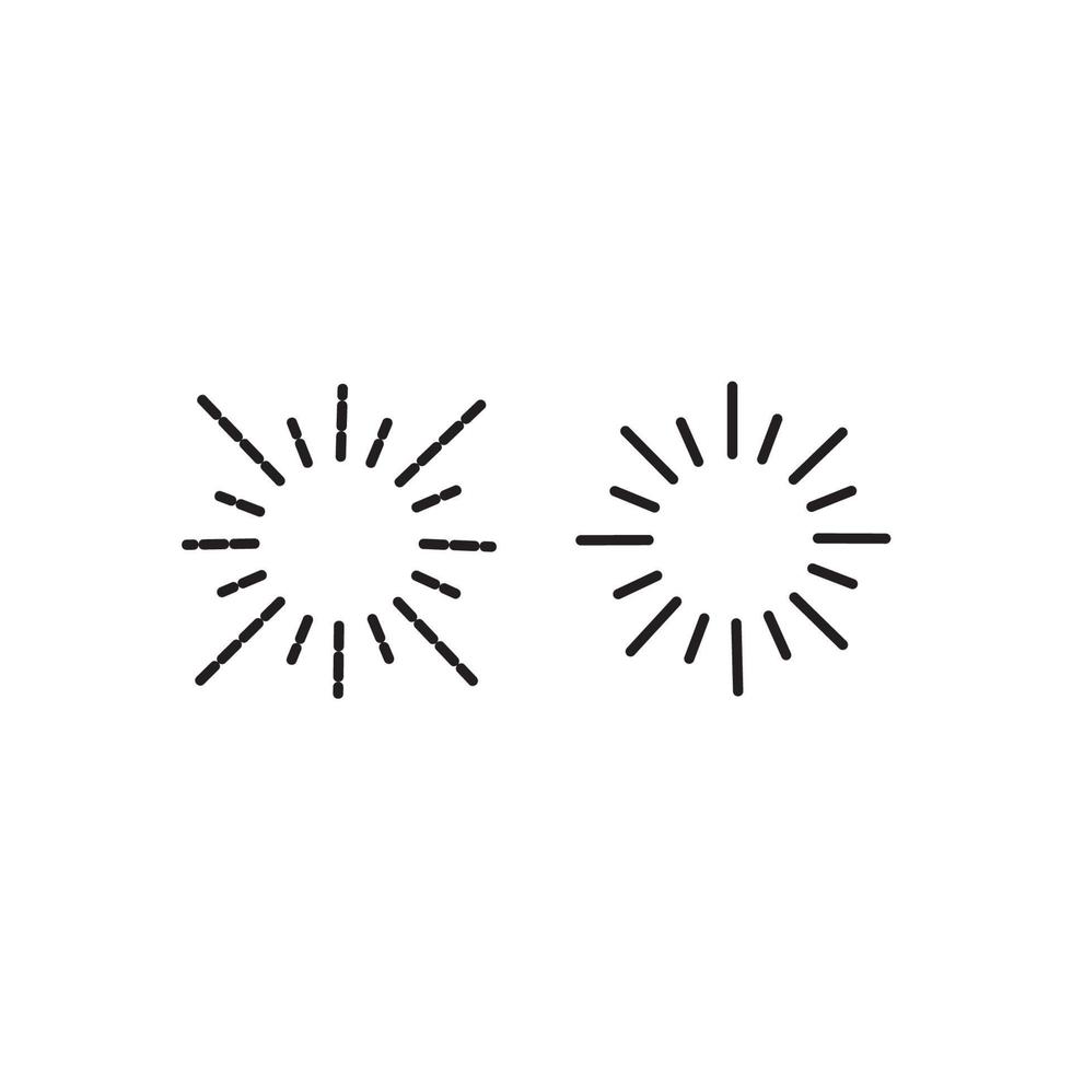 Sun Icon. Sun icon vector. Brightness Icon vector
