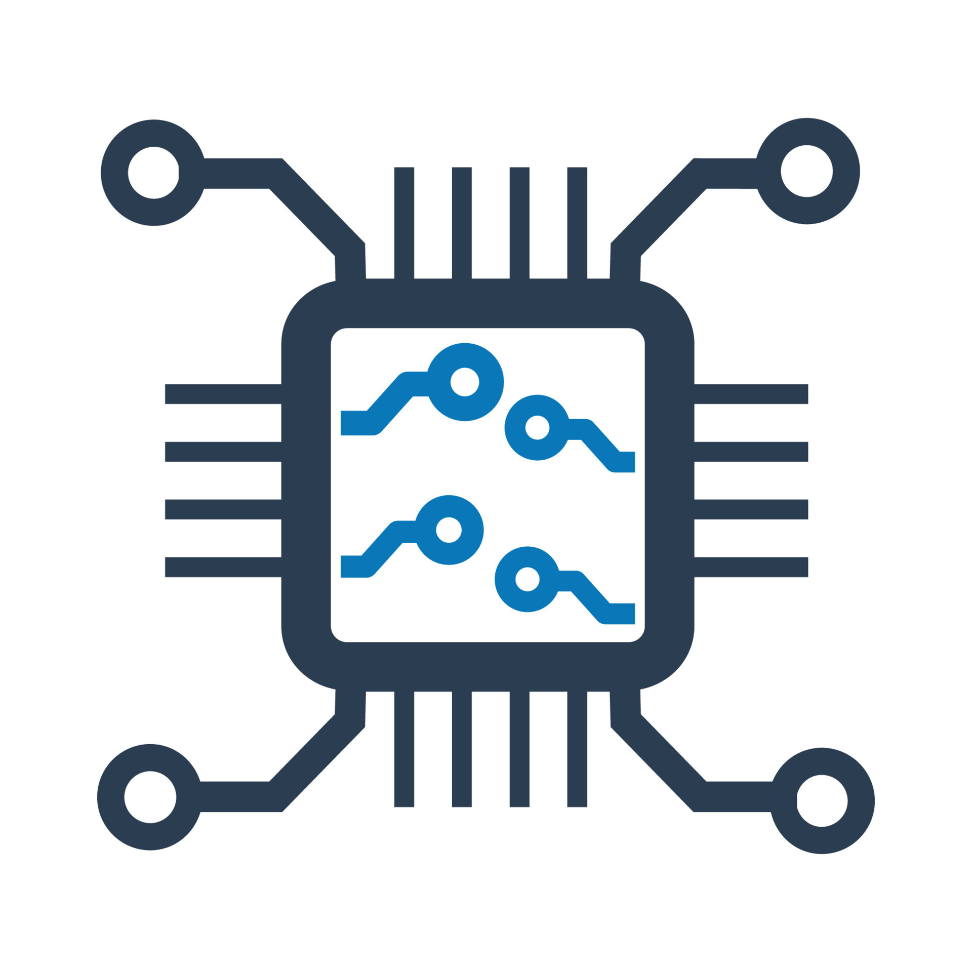 Computer microprocessor icon 6389829 Vector Art at Vecteezy