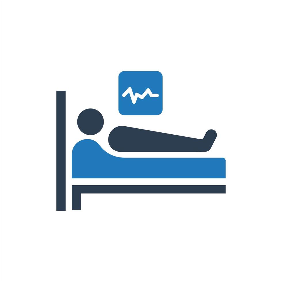 Medical Patient Icon, Medical Treatment Icon, hospital bed icon 6389849