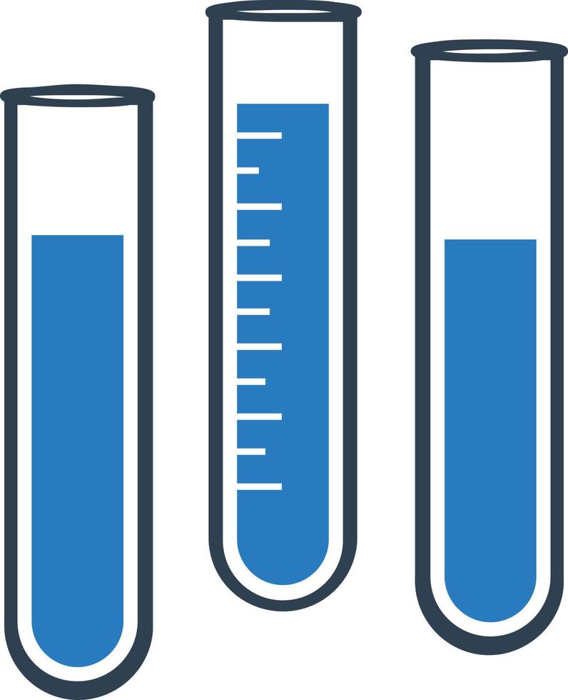 Test tube icon vector