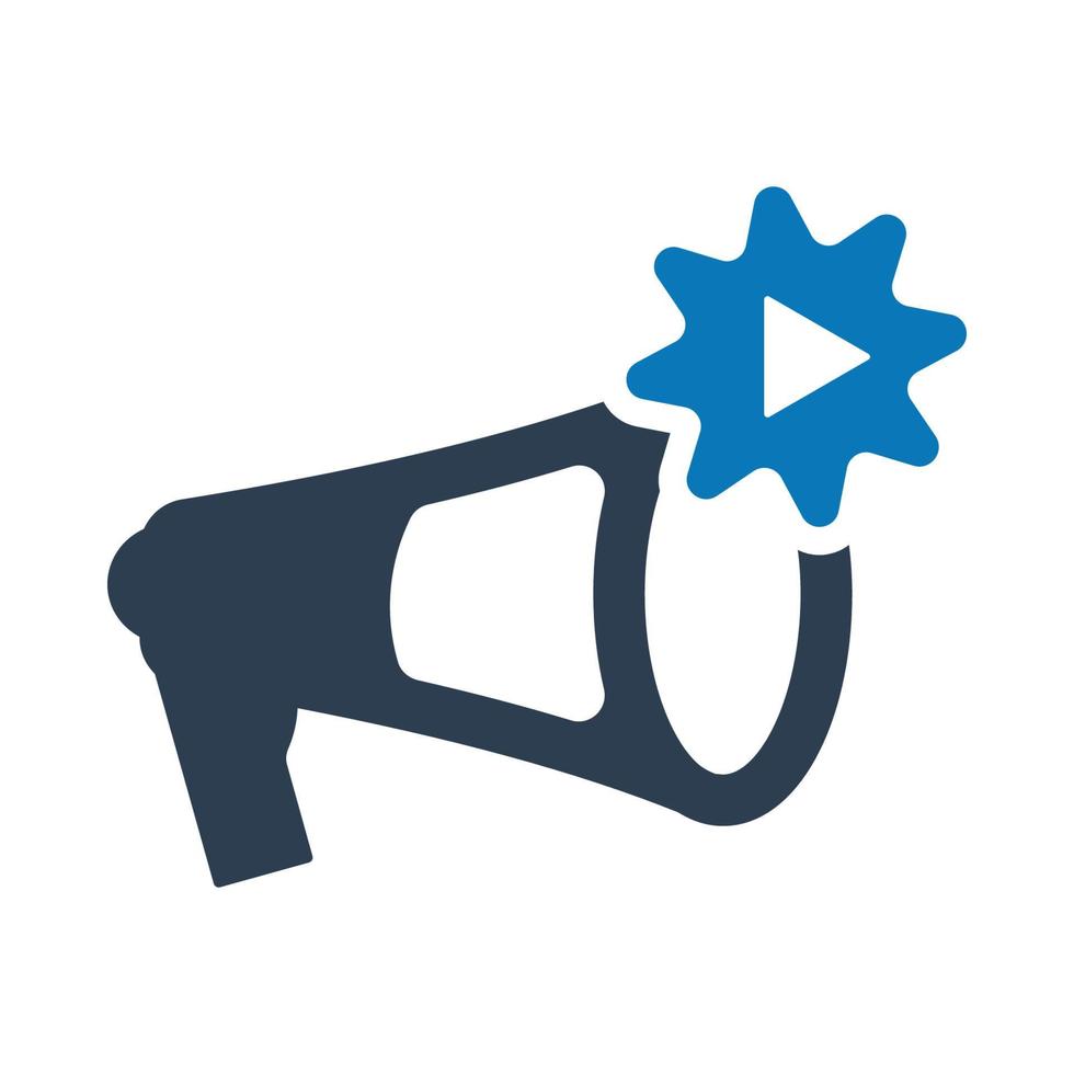 Video Marketing Icon vector