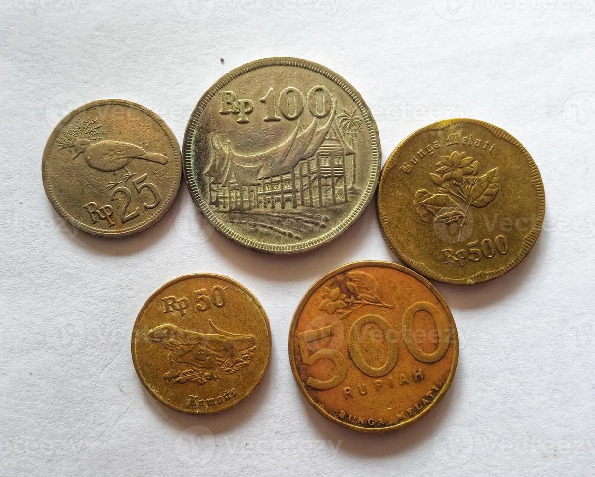 Indonesian Rupiah old currency.  Money used in the 90's.  Photos are suitable for activities related to finance.