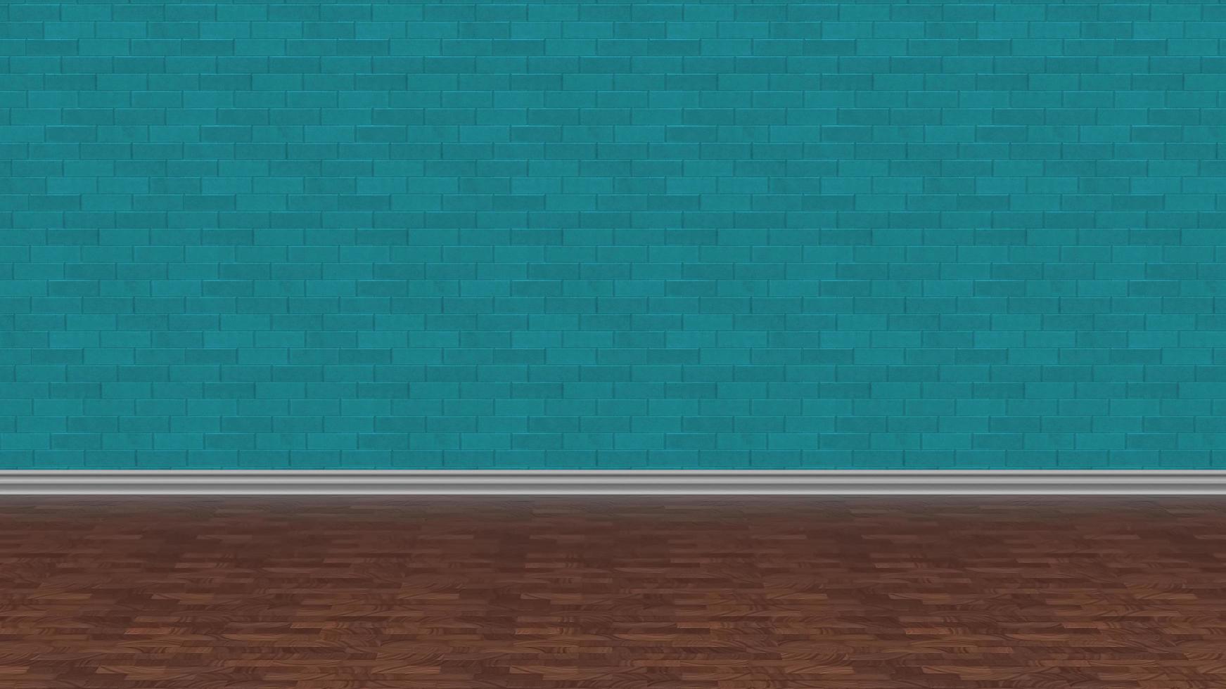 wood and brick boy background illustration 3d rendering photo