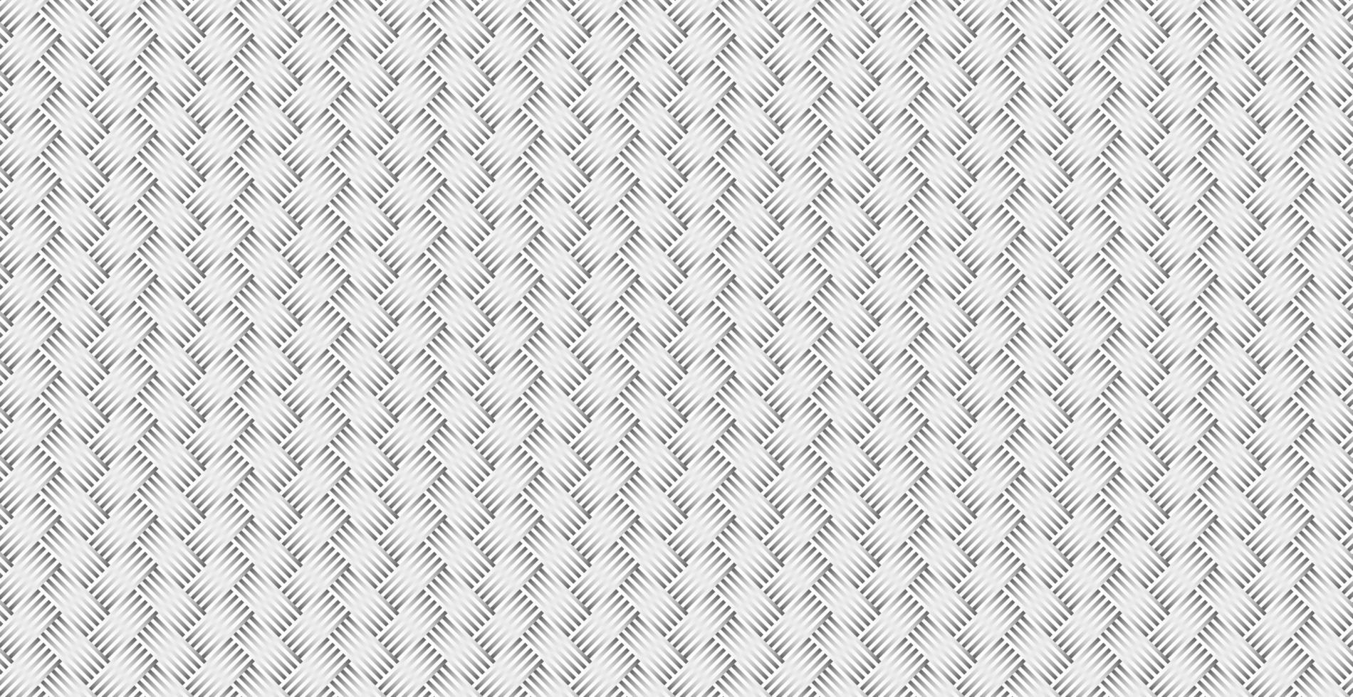 fondo panorámico de mimbre gris, elementos repetitivos - vector