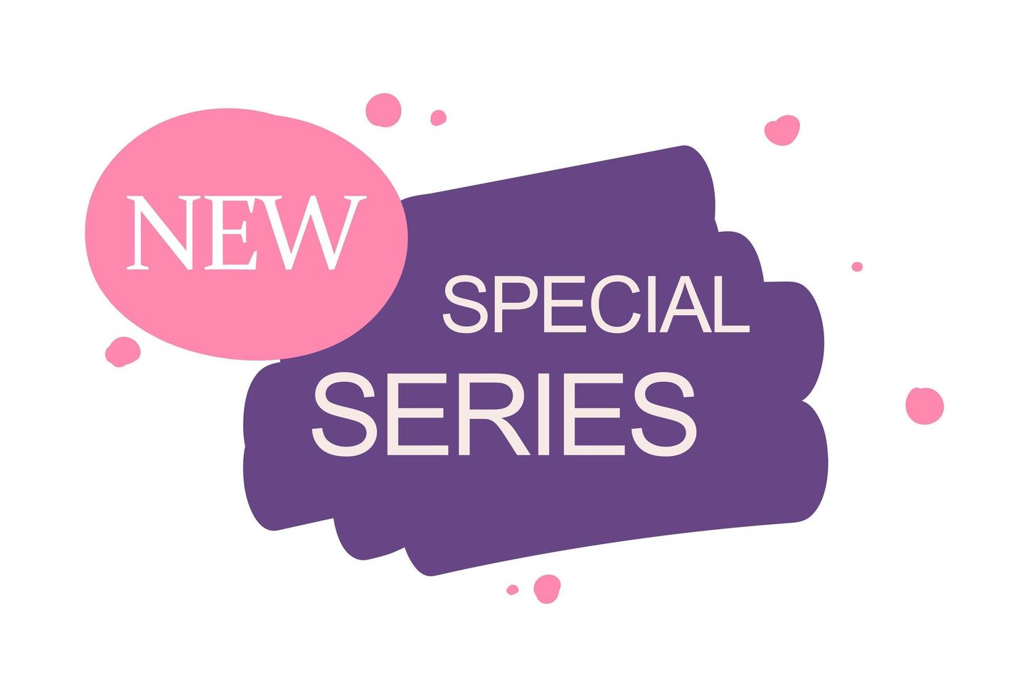 Abstract web banner, business card, template NEW SPECIAL EDITION - Vector