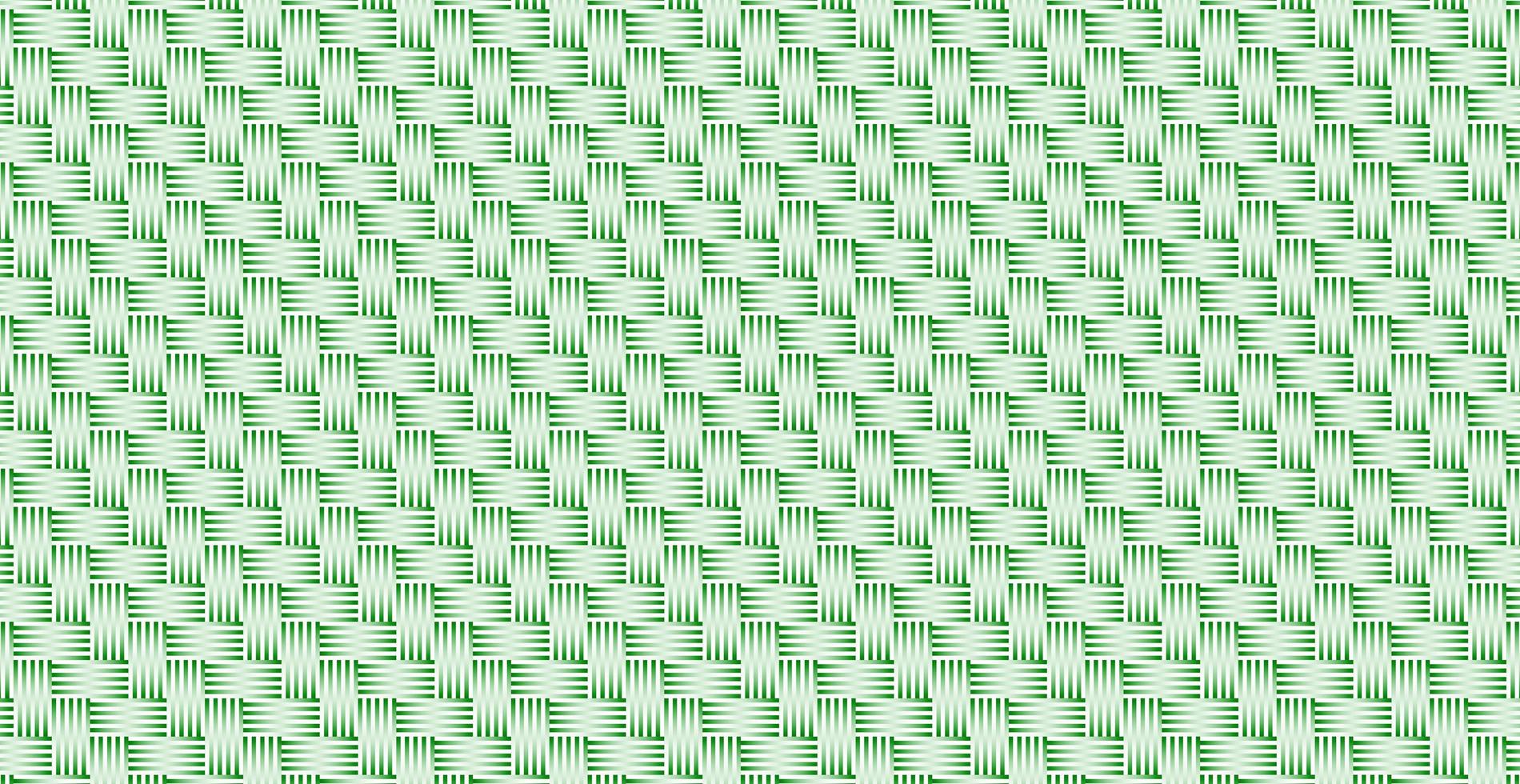 fondo panorámico de mimbre verde, elementos repetitivos - vector