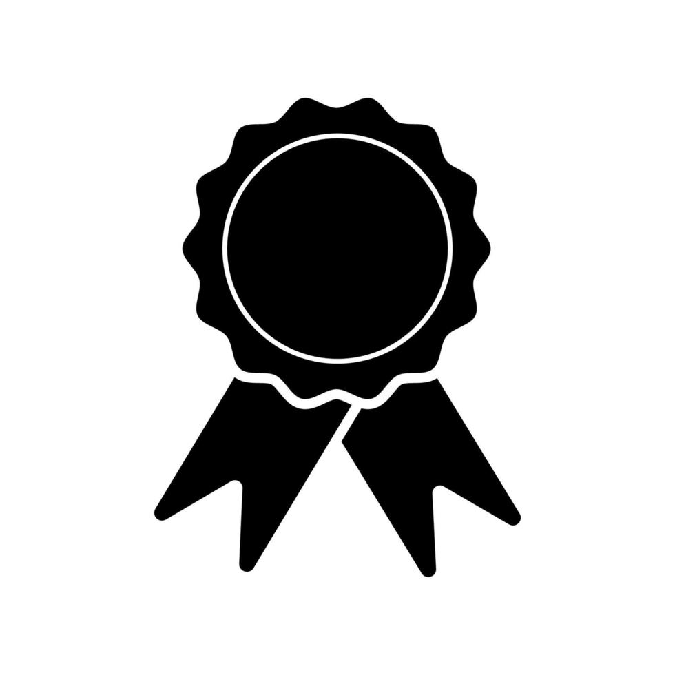 vector de icono de cinta de premio para carrera, recompensa. forma simple aislada