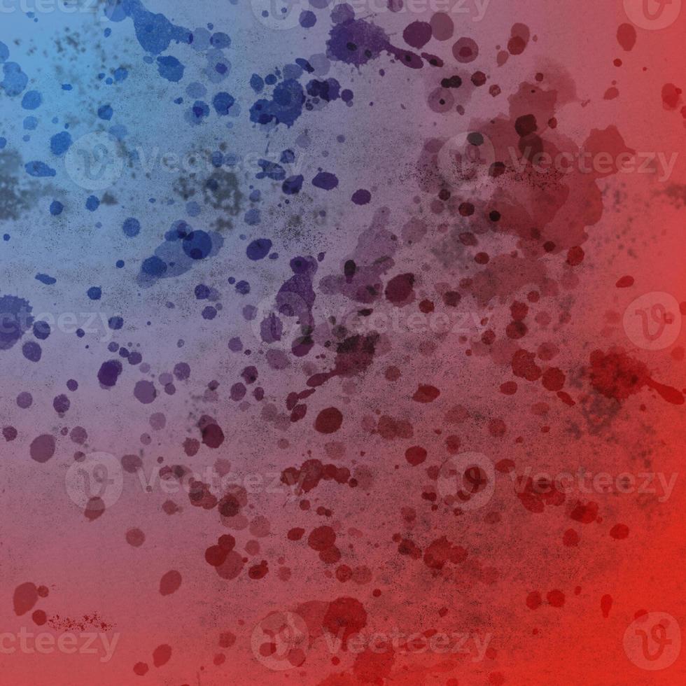 Colorful red and blue grunge gradient abstract background for social media, banner and poster design photo