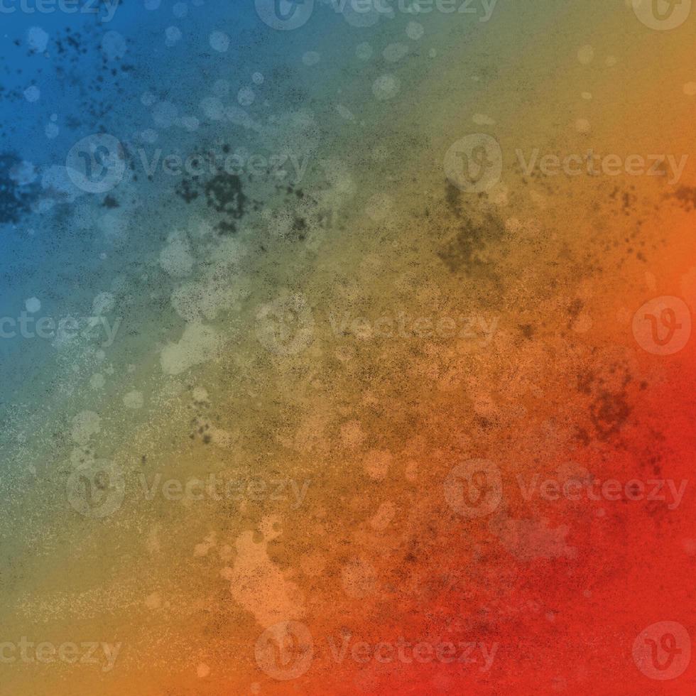 Colorful red, yellow, and blue grunge gradient abstract background for social media, banner and poster design photo