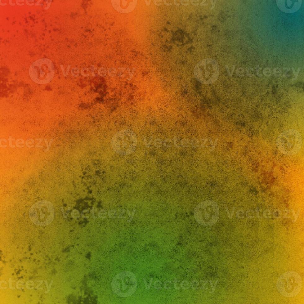 Colorful red, yellow, and green grunge gradient abstract background for social media, banner and poster design photo