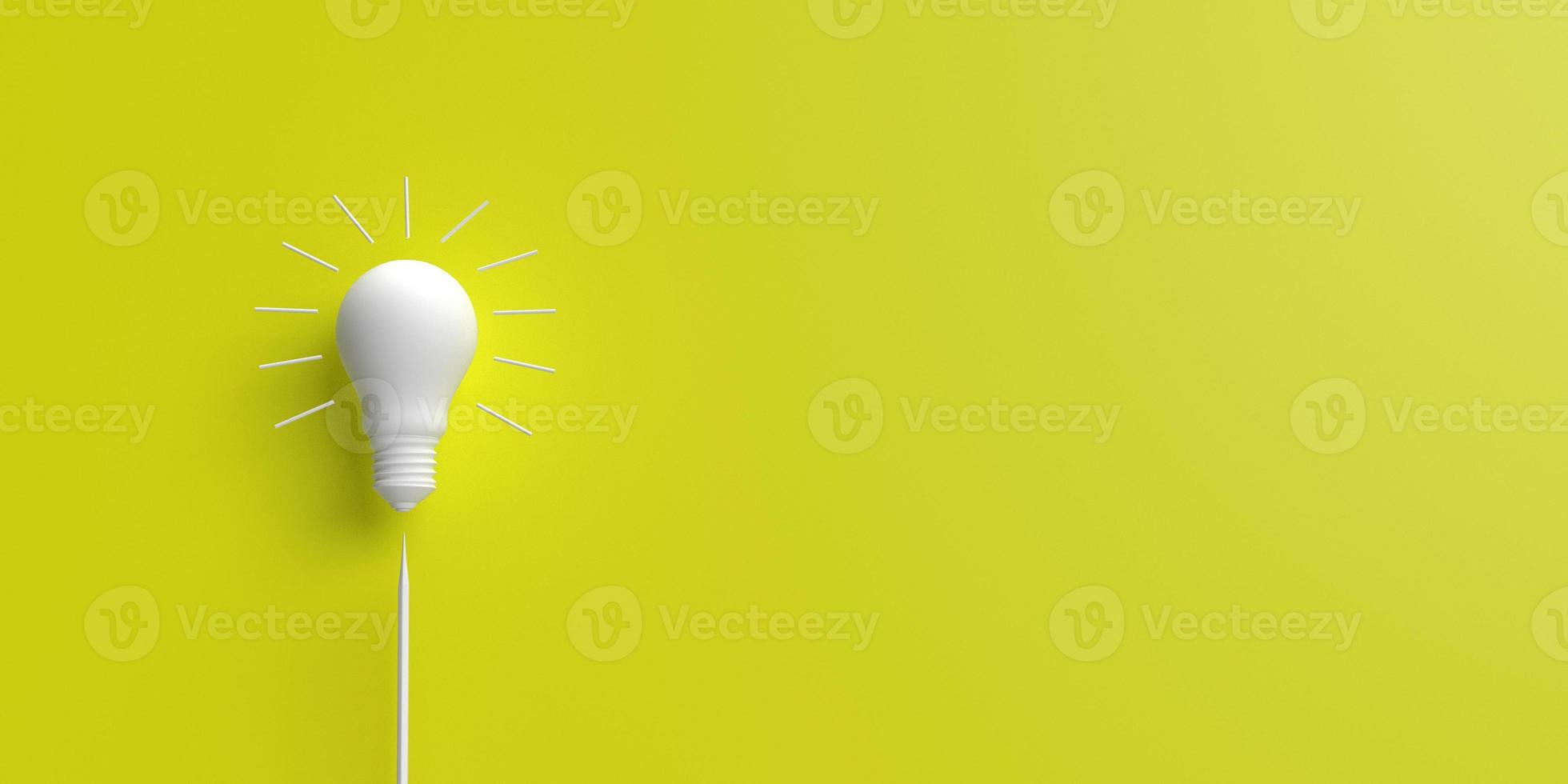 Lamp lightbulb electronic technology energy power yellow orange background wallpaper copy space decorate ornament creative idea vision smart intelligence strategy business economy goal.3d render photo