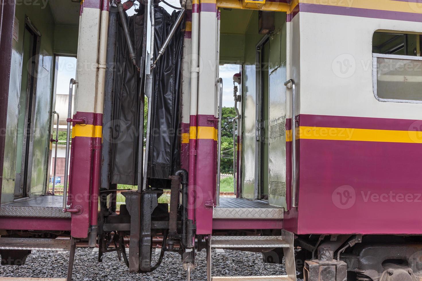 A train carriage at train station photo