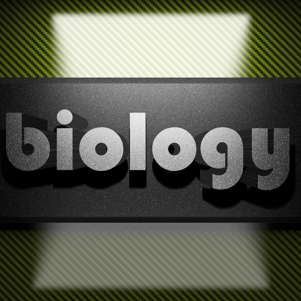 biology word of iron on carbon photo