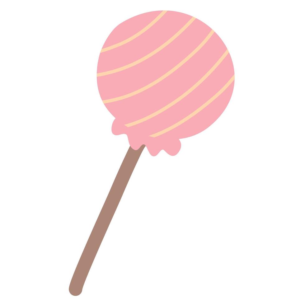 deliciosos dulces en estilo plano vector