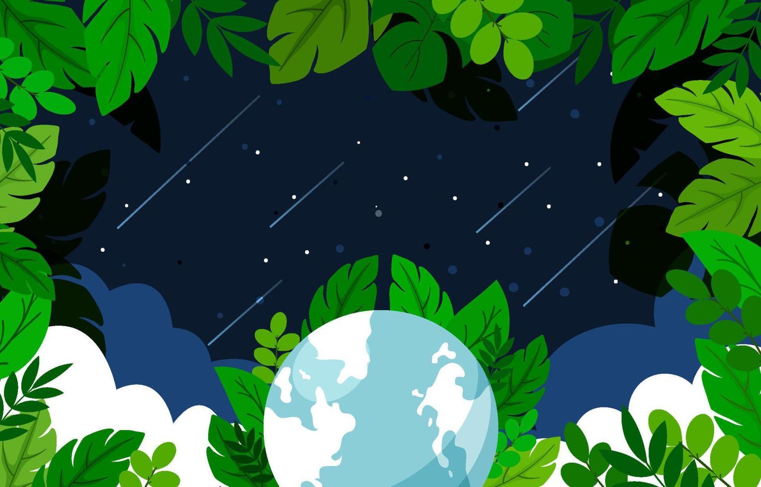 Earth Day Background vector