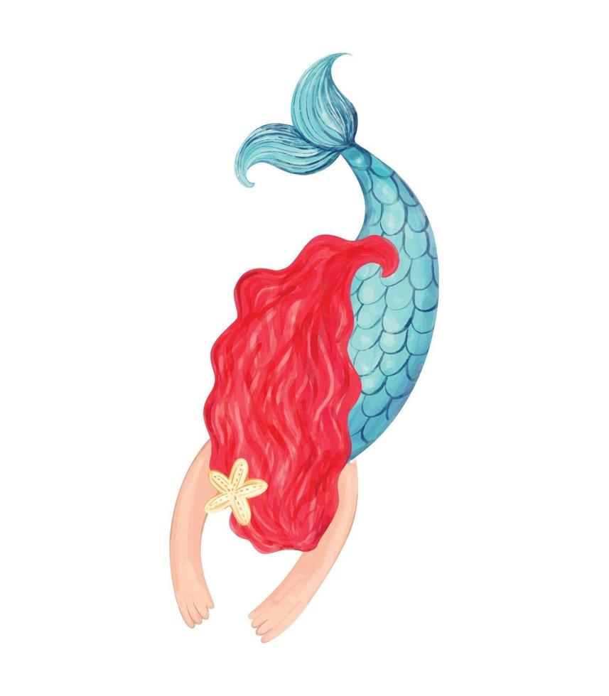 mermaid vector illustration