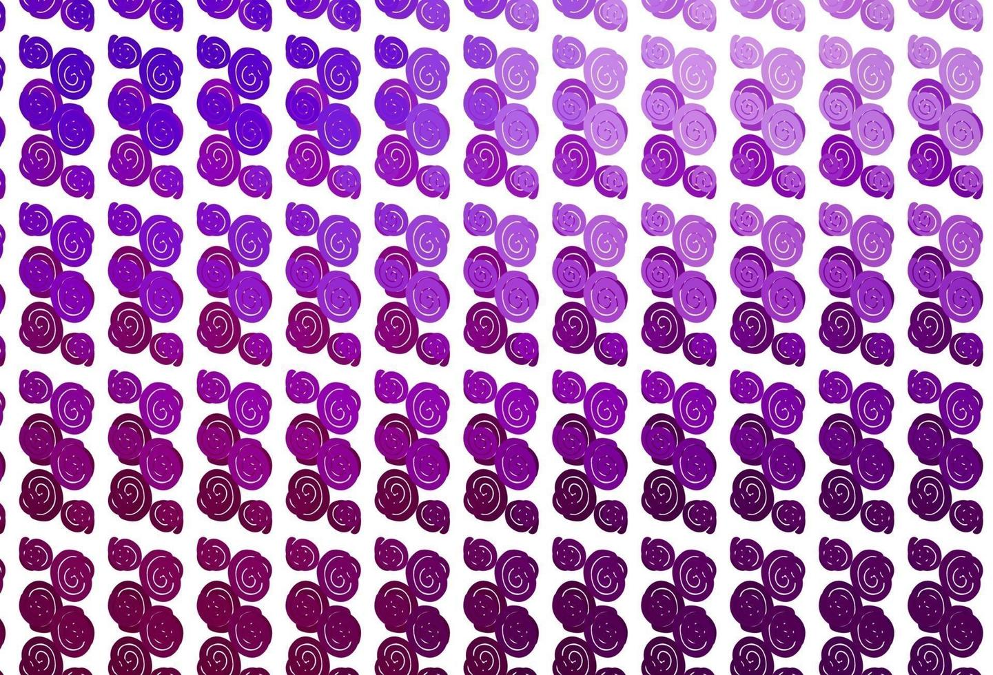 Light Purple vector background with liquid shapes.