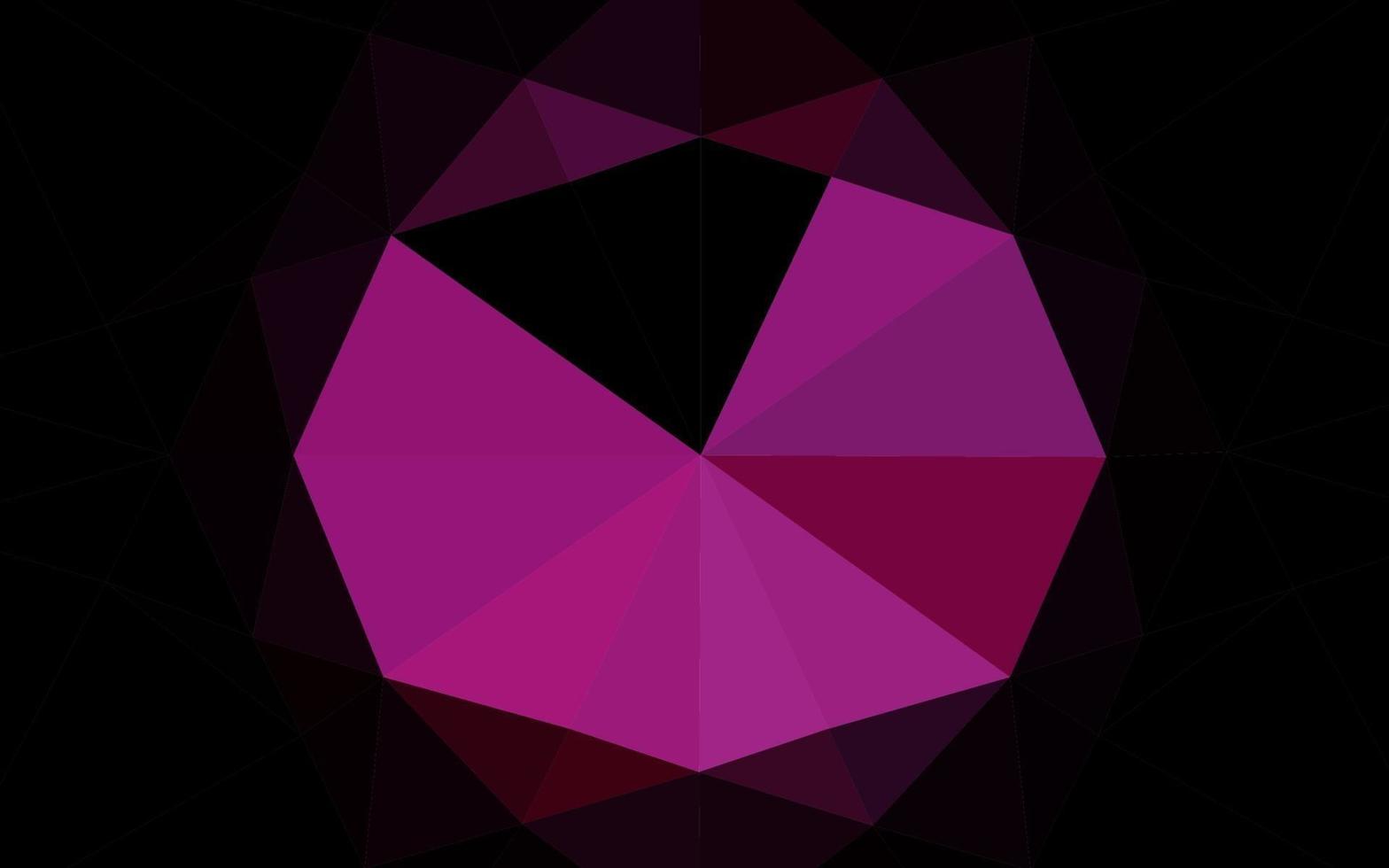 Light Pink vector abstract polygonal texture.