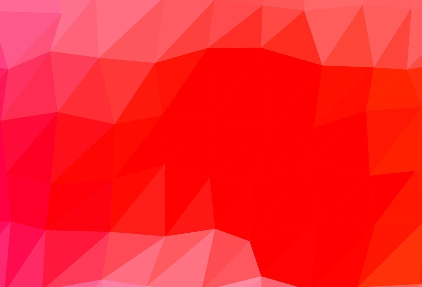 Light Red vector blurry triangle pattern.