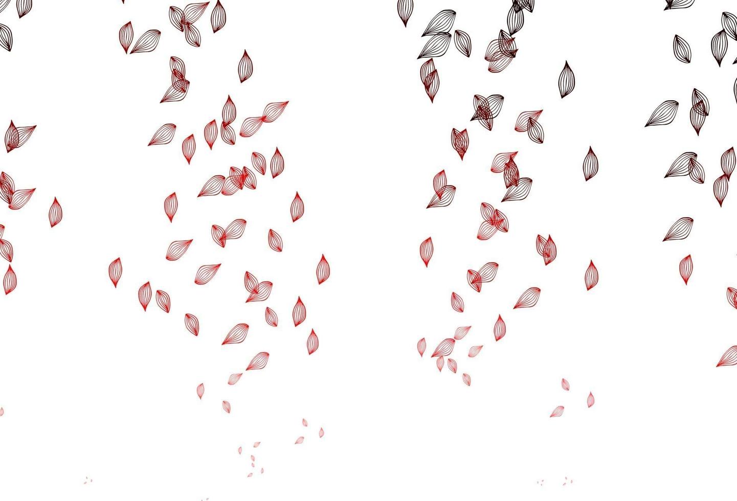 Light Red vector doodle cover.