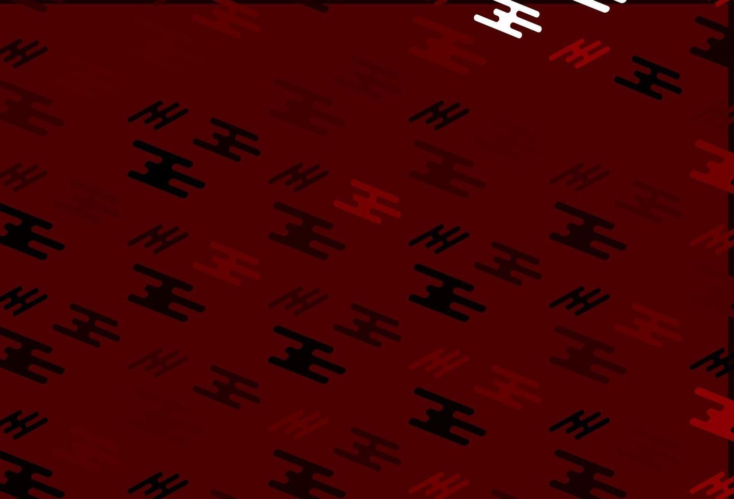 Light Red vector backdrop with long lines.