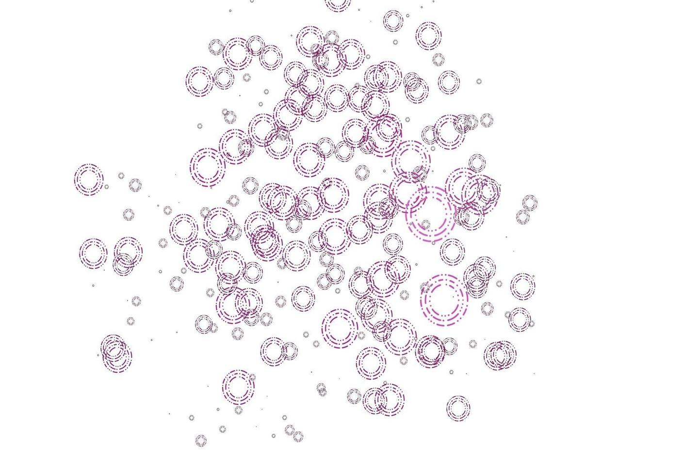 Light Pink, Blue vector background with bubbles.