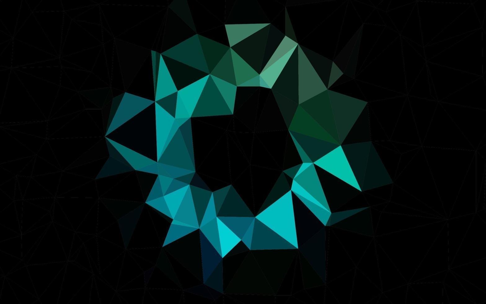 Light Blue, Green vector low poly texture.