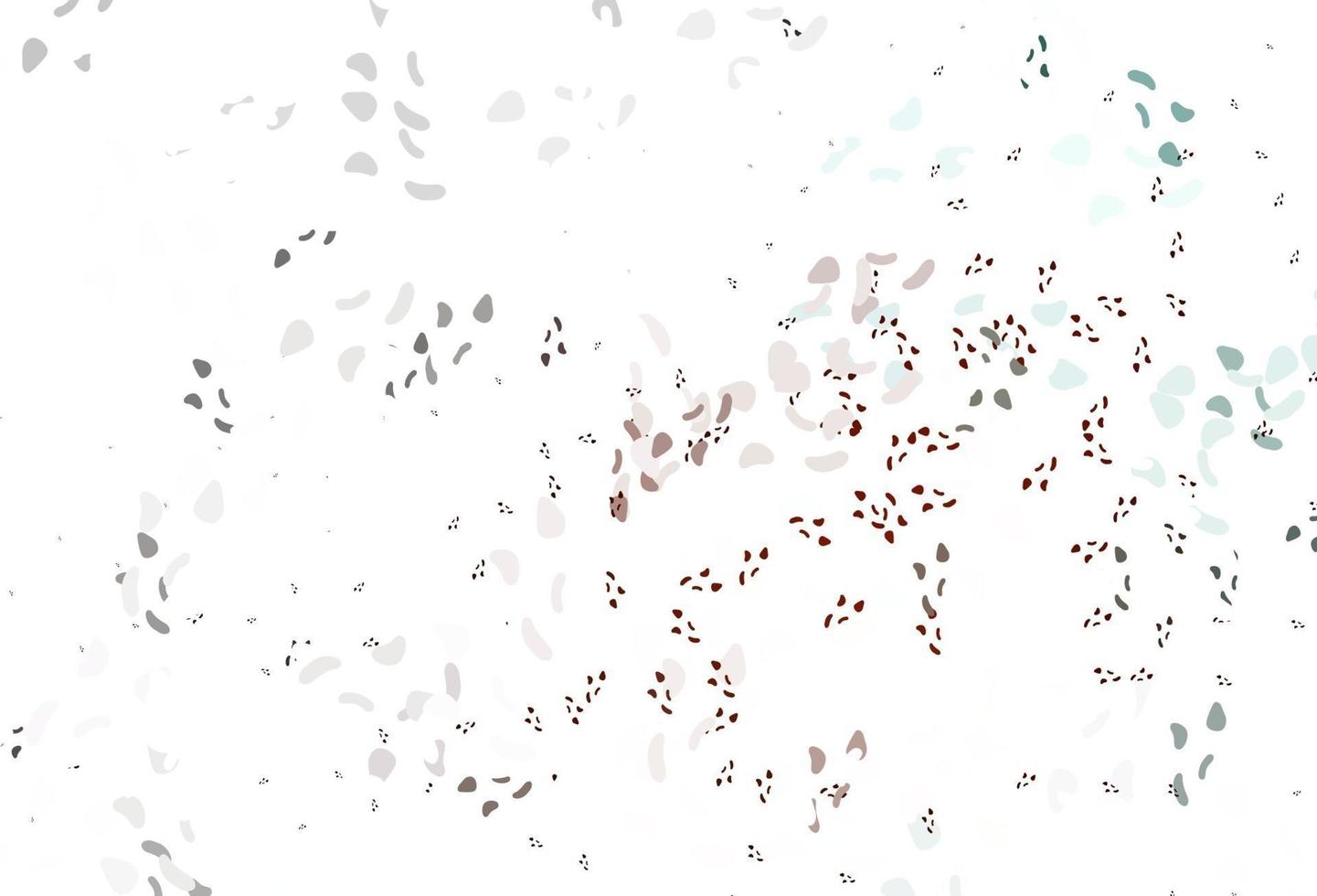 Light red vector background with abstract forms.