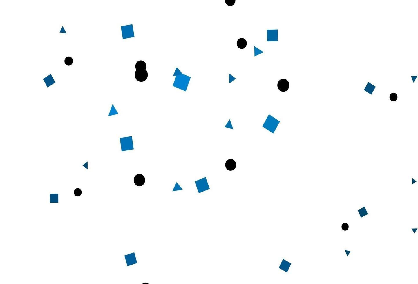Telón de fondo de vector azul claro con líneas, círculos, rombos.